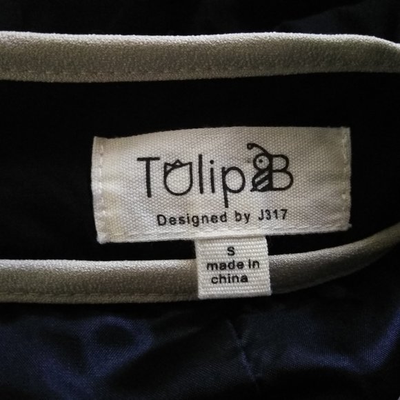 Tulip B pleated skirt with bicycles embroidered - Picture 7 of 7